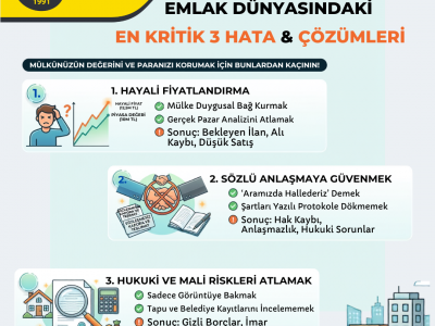 Emlak Sektöründe Yapılan 3 Hata