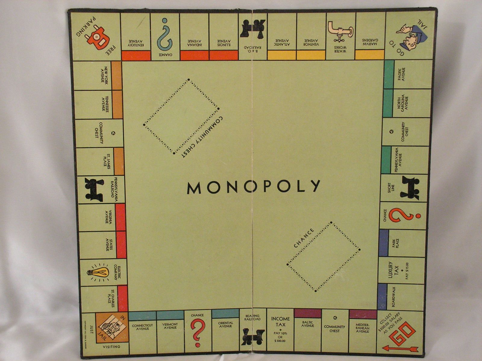 velvet board monopoly original